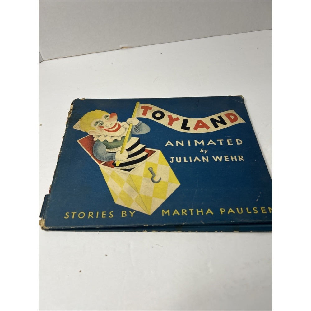 Julian Wehr ANIMATED 1944 TOYLAND Stories‎ by Martha Paulsen  MOVEABLES RARE